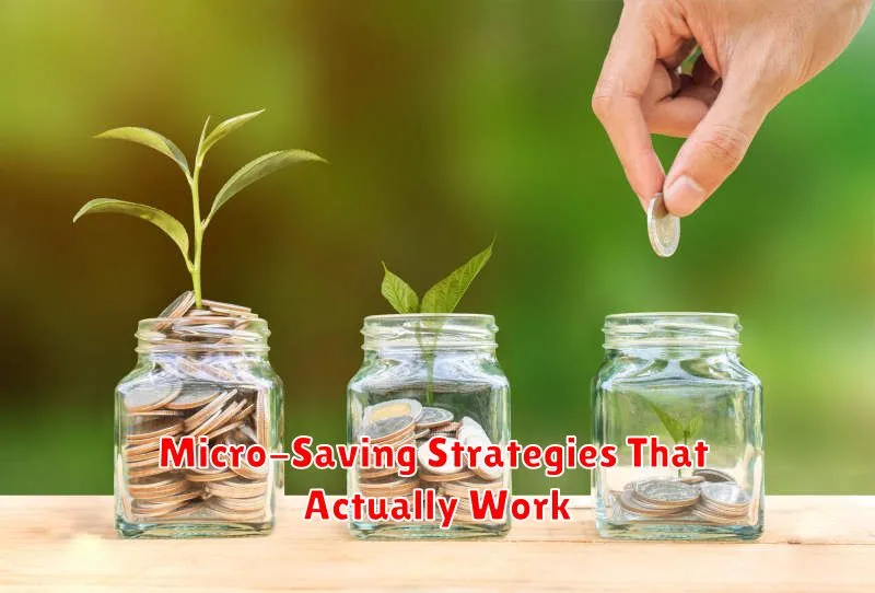 Micro-Saving Strategies That Actually Work
